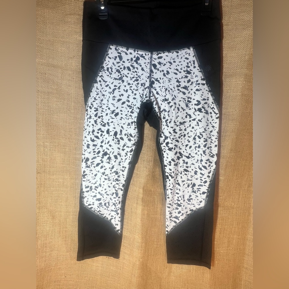 Athleta Monochrome Patterned Leggings
